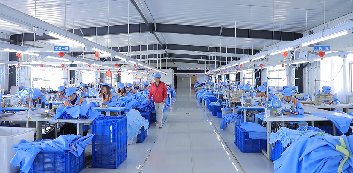 美安生产车间一角